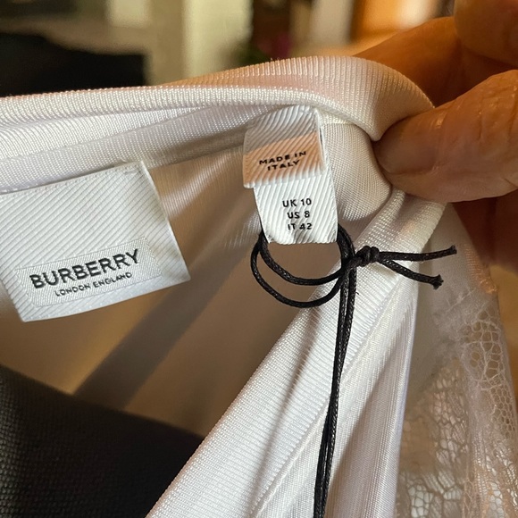 Burberry White Mini Dress - Picture 9 of 16
